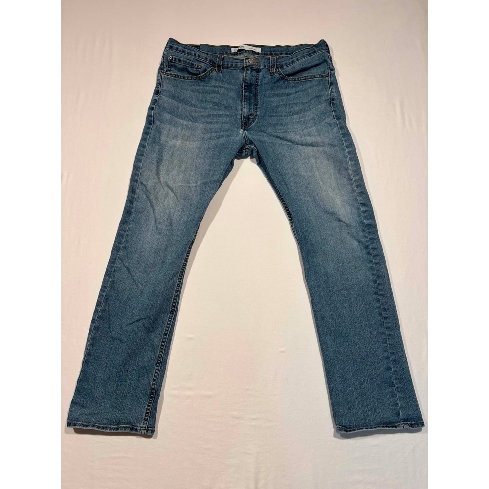 Signature by Levi Strauss & Co Mens S51 Straight Leg Jeans Medium Wash 36x32